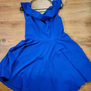 B Darlin Blue Sleeveless dress